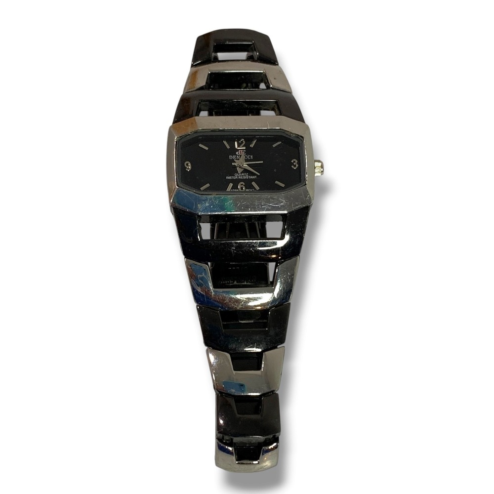 Denacci Mens Wristwatch Tank Rectangular Face Working 31mm
